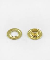 C.S. Osborne #5 5/8" Brass Grommets With Plain Washers (144/box)